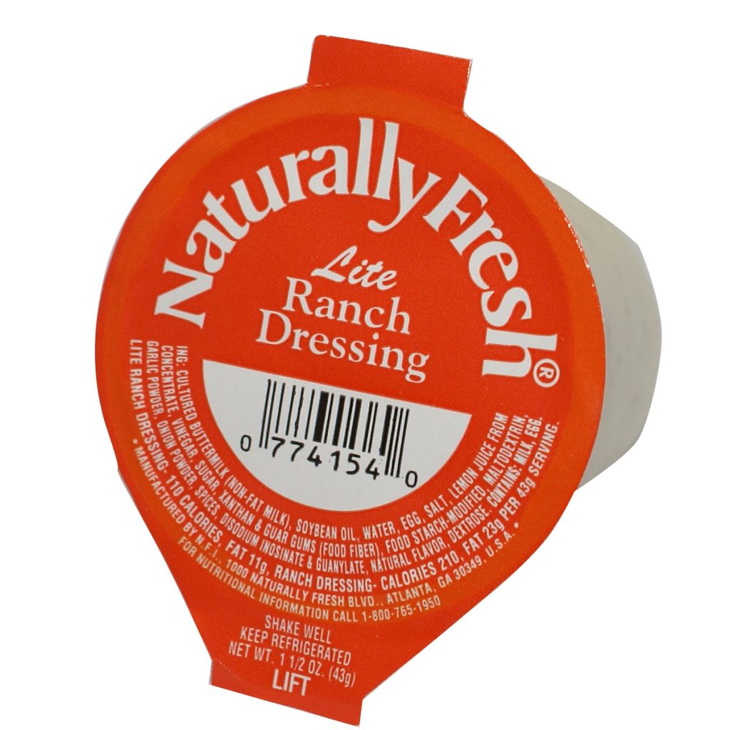 Lite Ranch Dressing Cup Sysco Bahamas Food Services