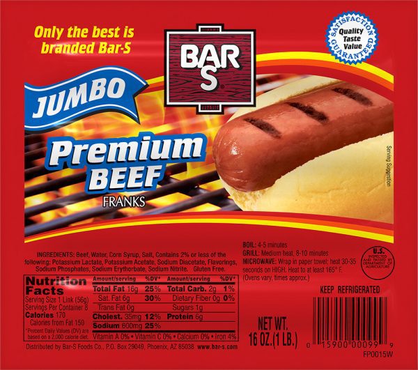 All Beef Frank 8/1 Sysco Bahamas Food Services