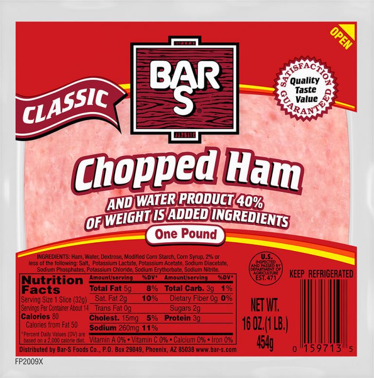 Cooked Ham Extra Lean 4″x6″ Sysco Bahamas Food Services