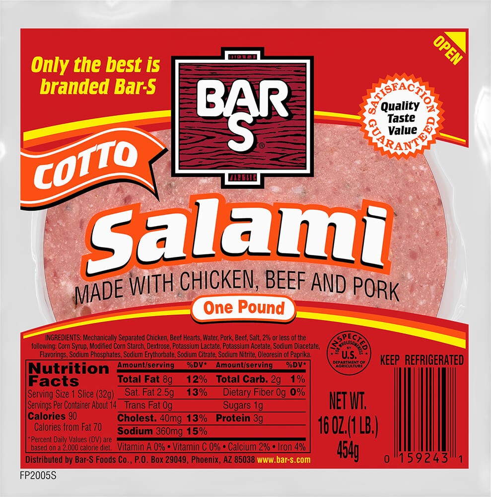 Cotto Salami Slice Sysco Bahamas Food Services