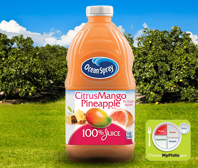 100% Juice Citrus Mango Pineapple
