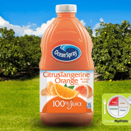 100% Juice Citrus Tangerine Orange