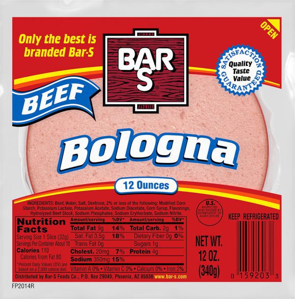 Beef Bologna Meat Sliced