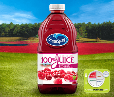 100% Juice Cranberry Raspberry