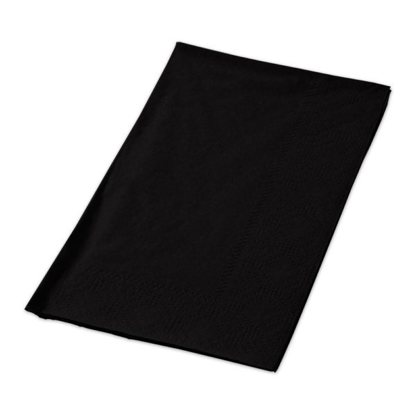 black napkin