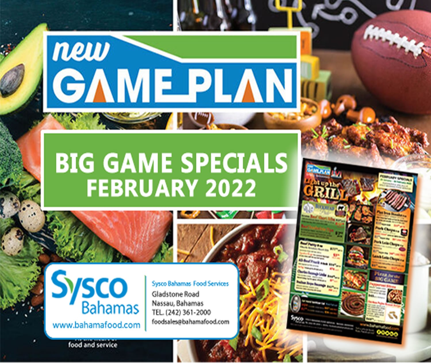Sysco Bahamas Presents.... Sysco Virtual Kitchen Superbowl Edition 2022